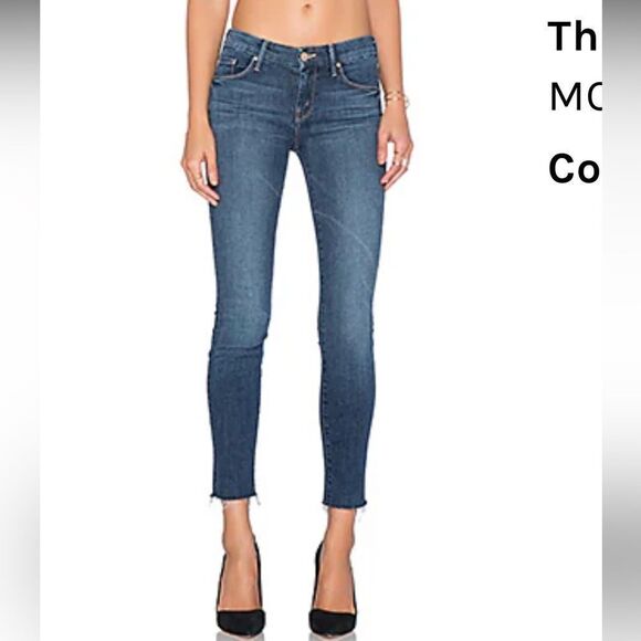 MOTHER The Looker Ankle Fray Jeans - Picture 1 of 5